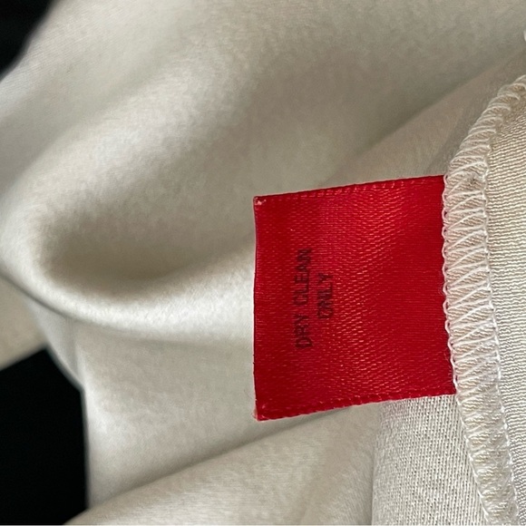 SHAMASK Silk Cut Out One Of A-Kind Oversized Shift Dress quiet luxury Y2K - Picture 8 of 9